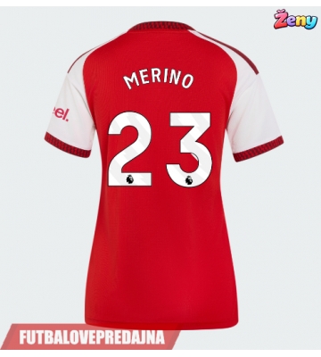 Lacne Ženy Futbalové dres Arsenal Mikel Merino #23 2026-27 Krátky Rukáv - Domáci